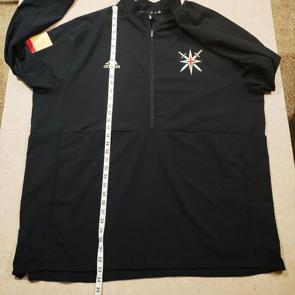 Adidas NHL Golden Knights Men's Long Sleeve Windbreaker Jacket #5 - Picture 5 of 5